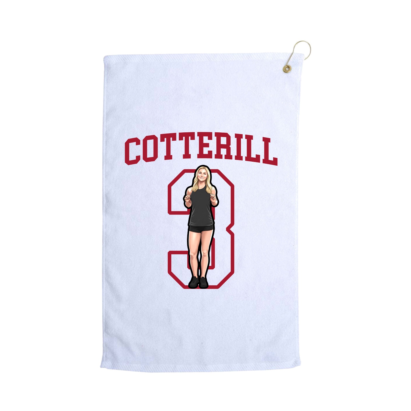 Golf Towel — Shirsey in White
