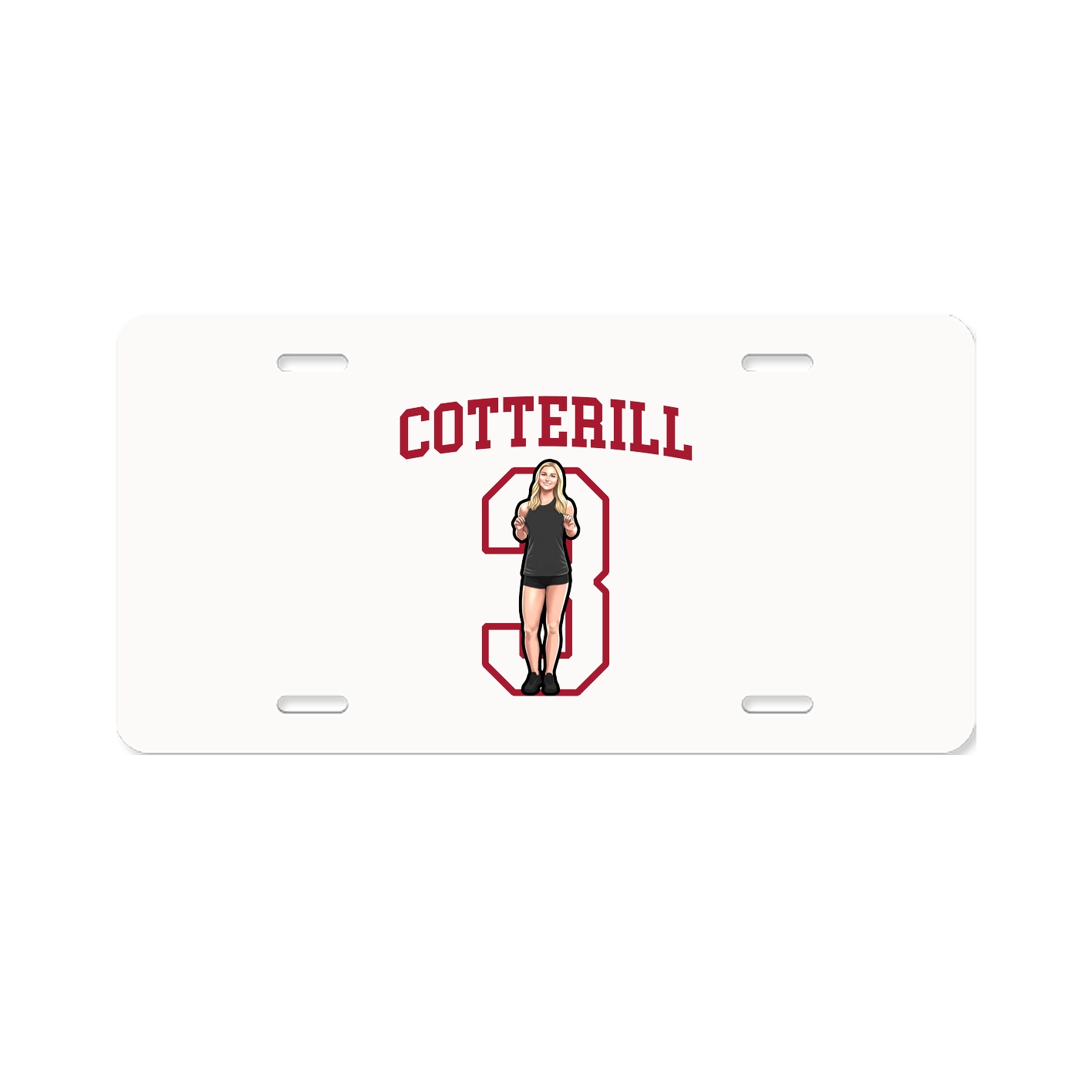 License Plate — Shirsey in Classic