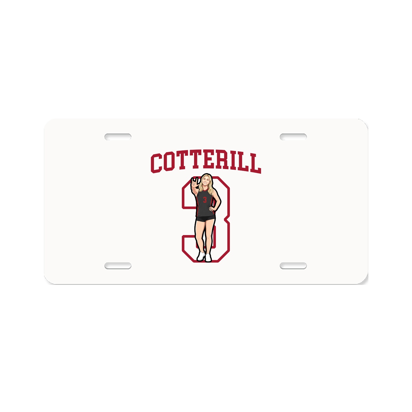 License Plate — Shirsey in Classic