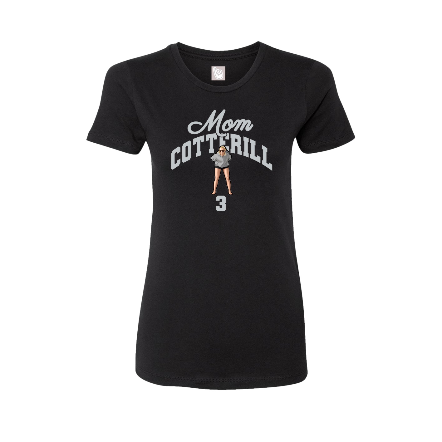 Womens Tee — Mothers Day Arch in Black