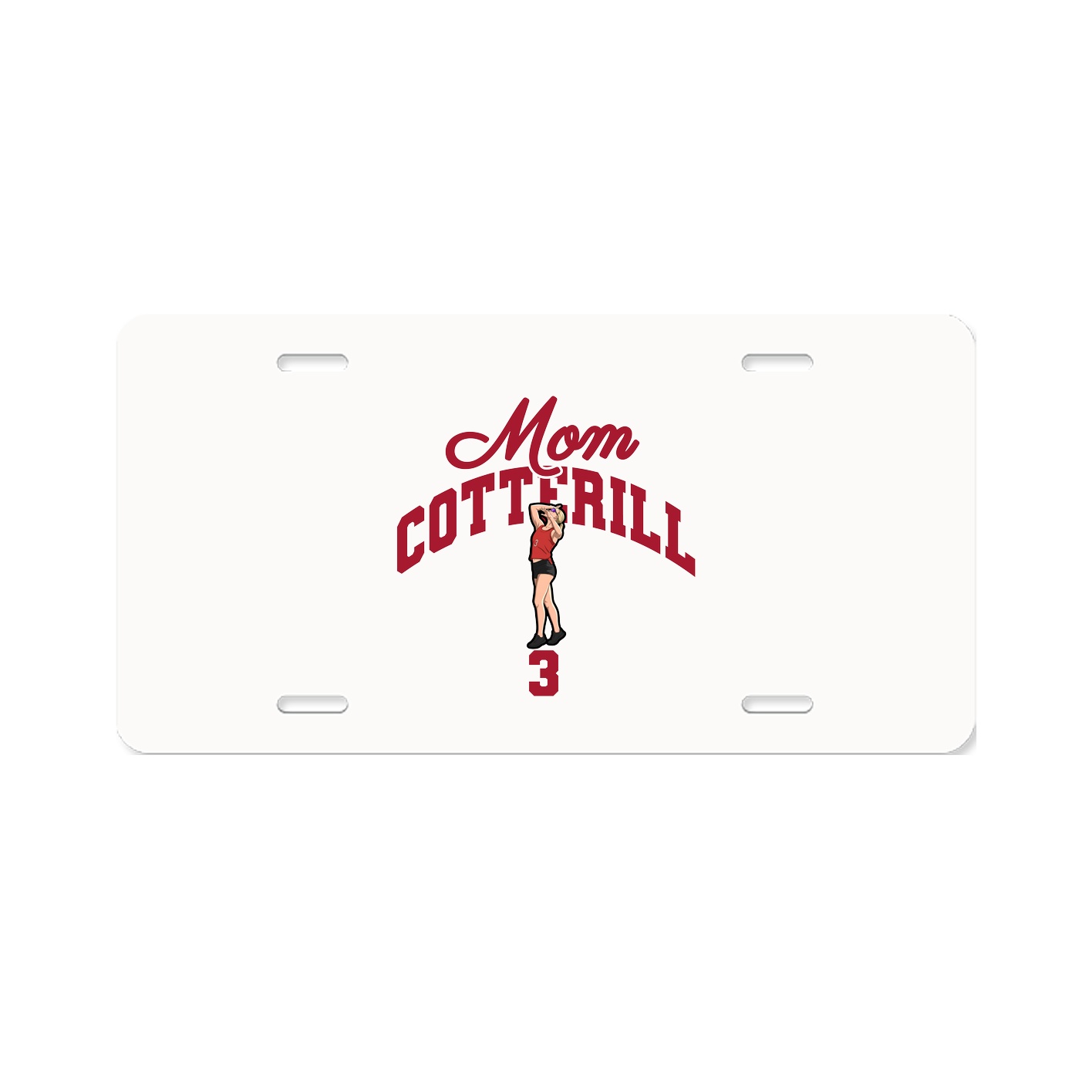 License Plate — Mothers Day Arch in Classic