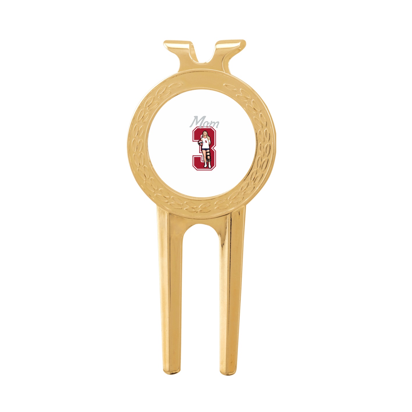 Divot Tool with Ball Marker — Mothers Day Shirsey in Classic