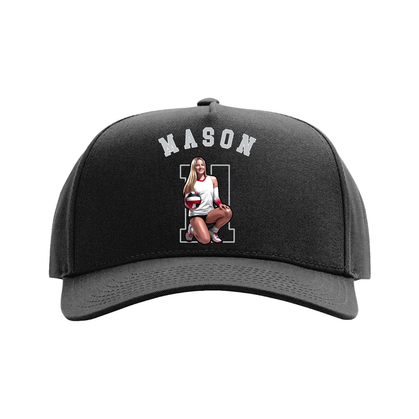 Full Fabric Five-Panel Champ Cap
