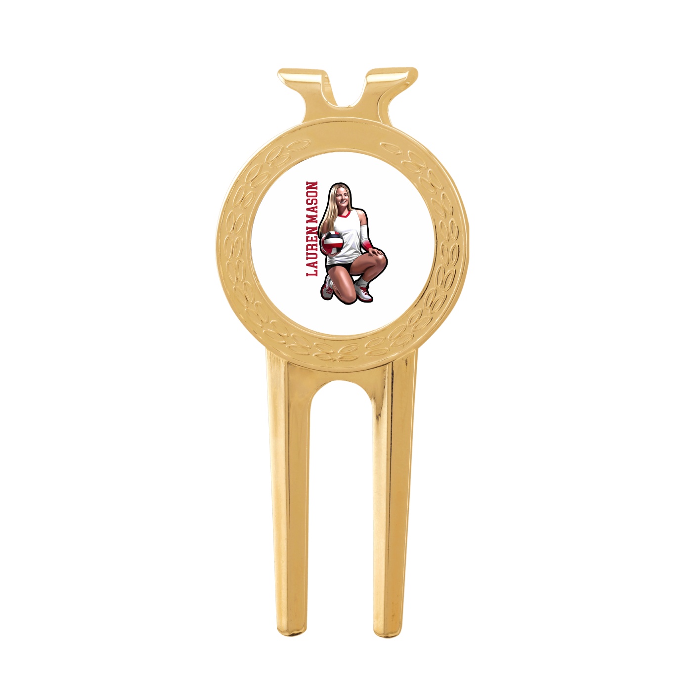 Divot Tool with Ball Marker — Name Vertical in Classic