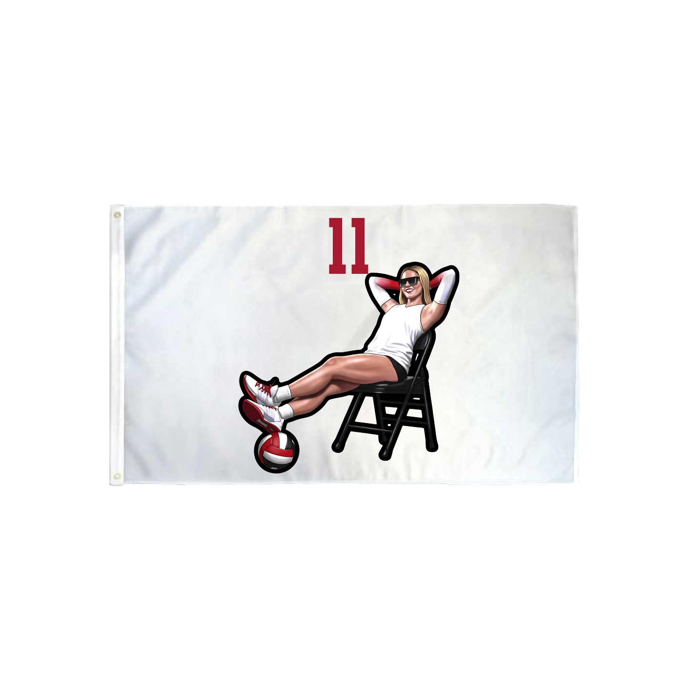3x5 Flag — Number Top in Classic