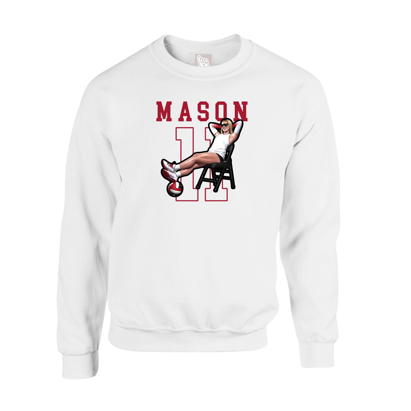 Fleece Crew — Shirsey in White