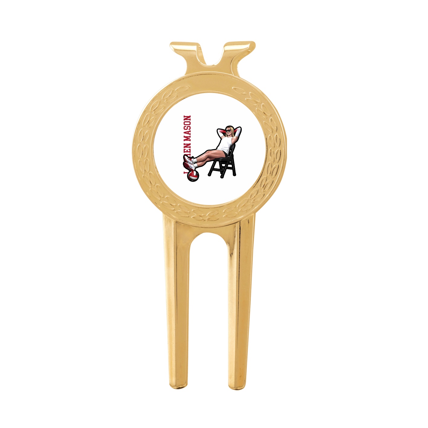 Divot Tool with Ball Marker — Name Vertical in Classic
