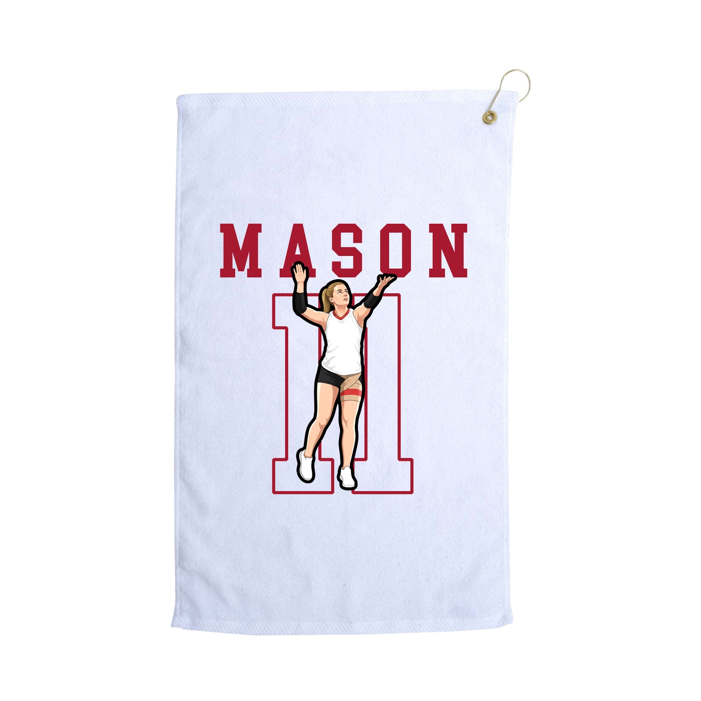 Golf Towel — Shirsey in White