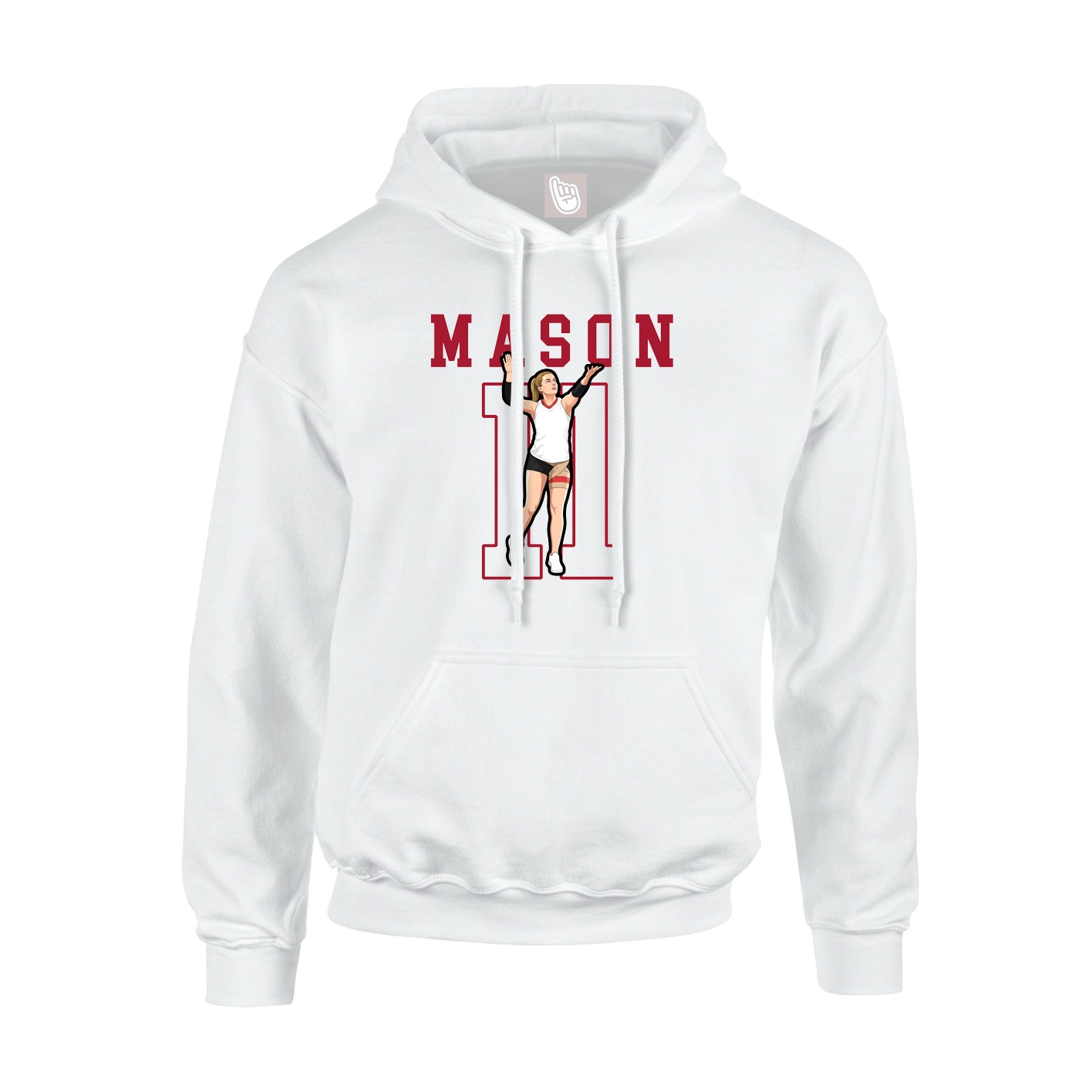 Youth Hoodie — Shirsey in White