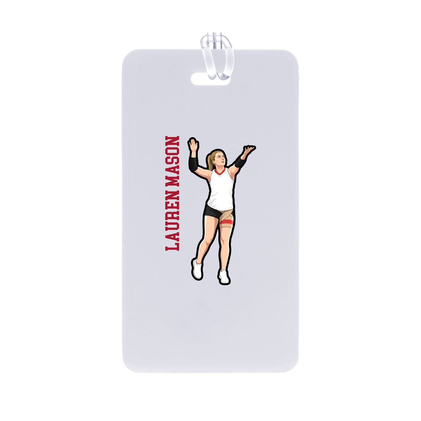 Bag Tag — Name Vertical in Classic
