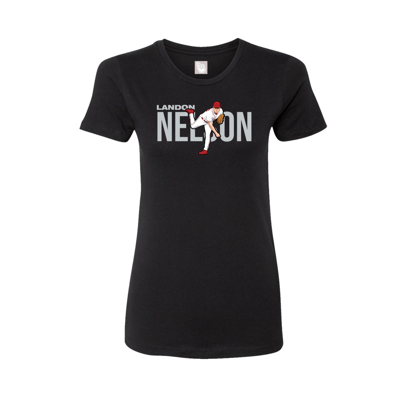 Womens Tee — Player Name in Black