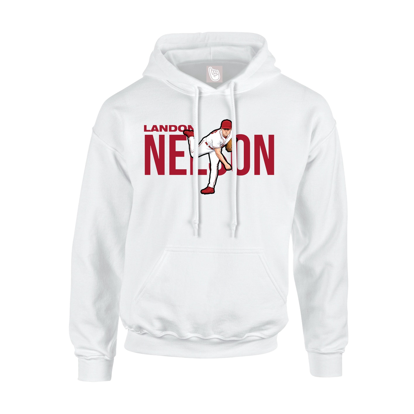 Hoodie — Player Name in White