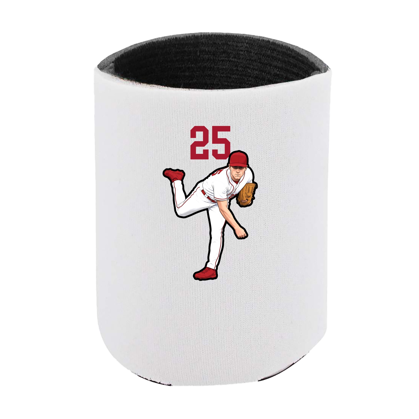 Can Holder — Number Top in White