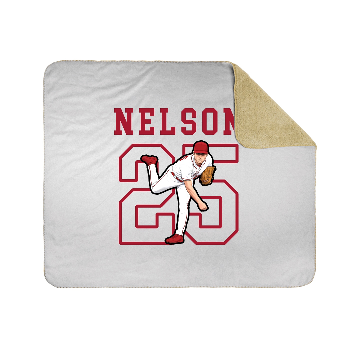 Throw Blanket — Shirsey in White