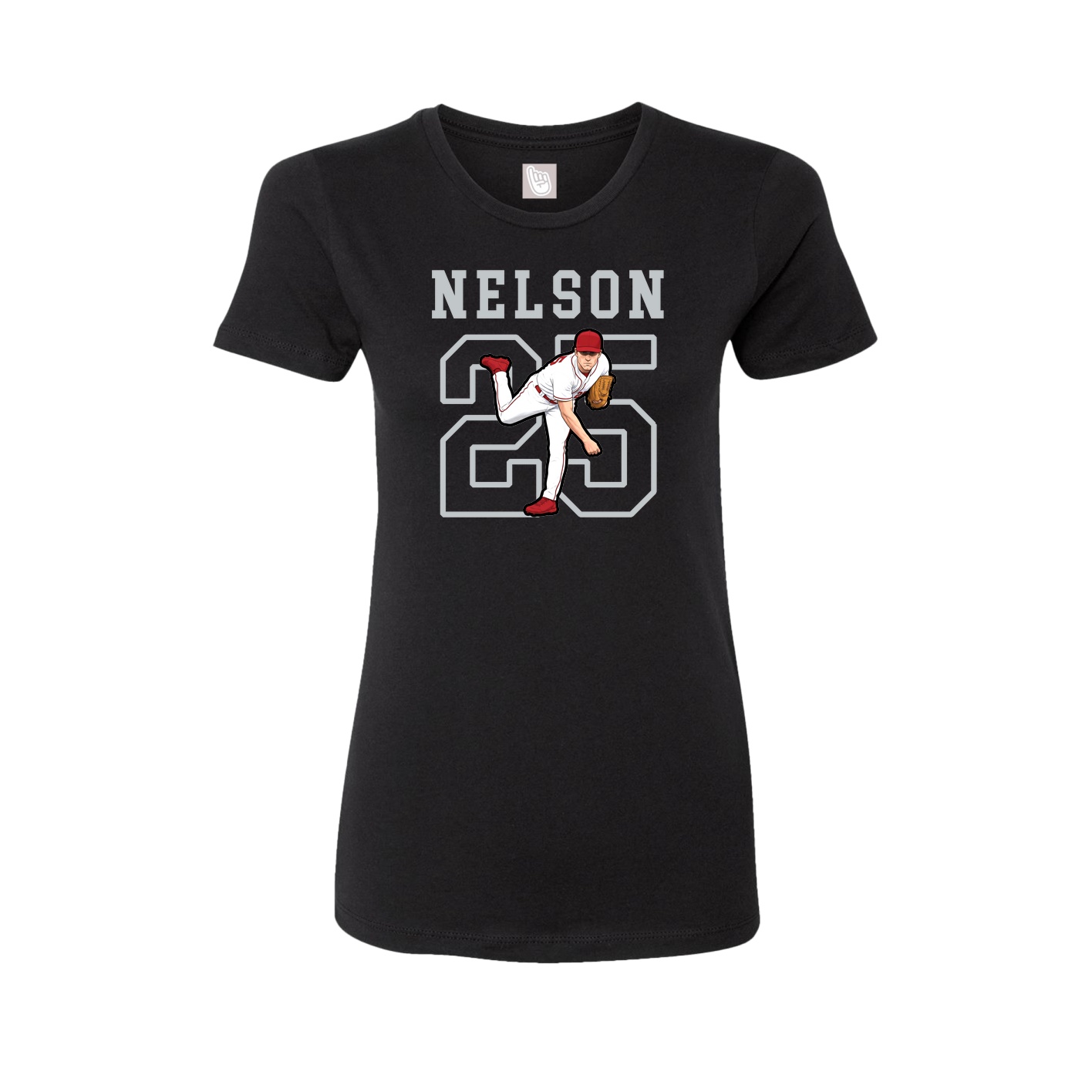 Fitted Women's Tee — Shirsey in Black