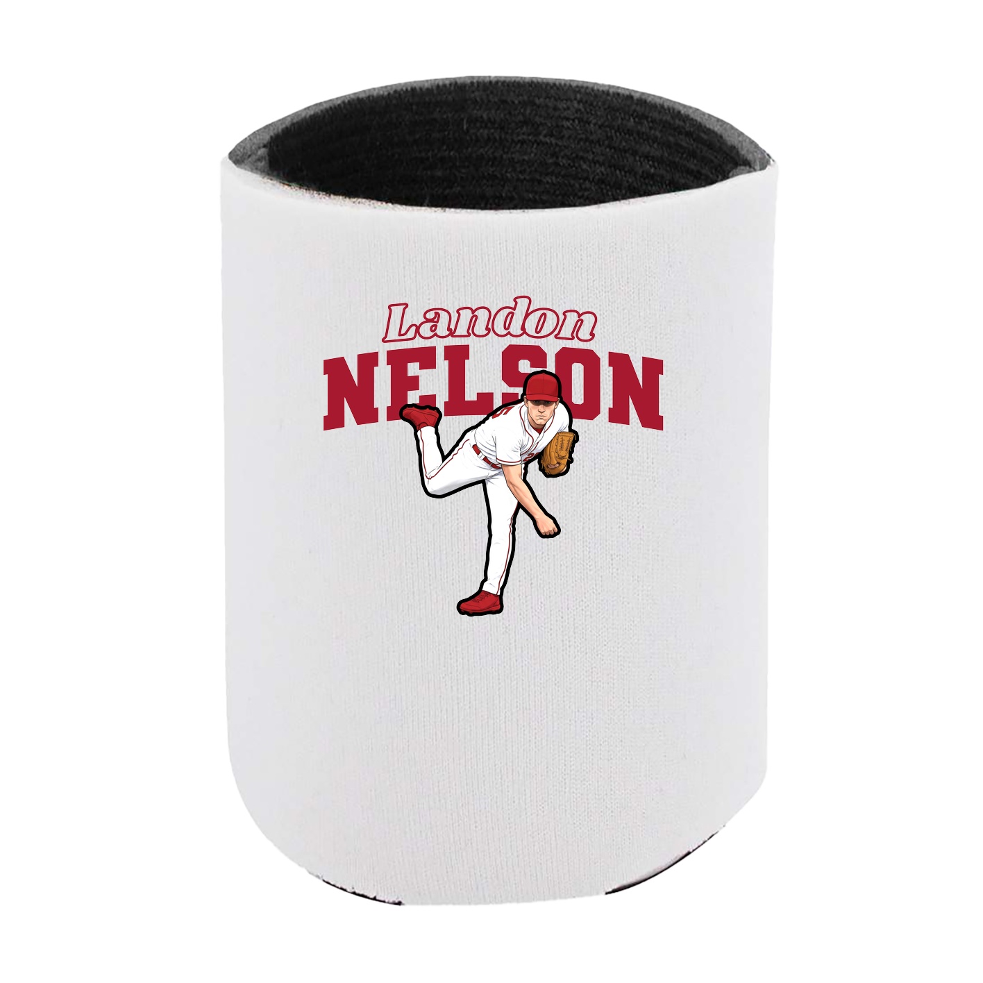 Can Holder — Name Arch in White