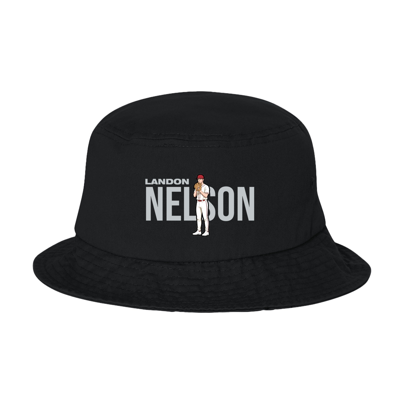Bucket Cap — Player Name in Black