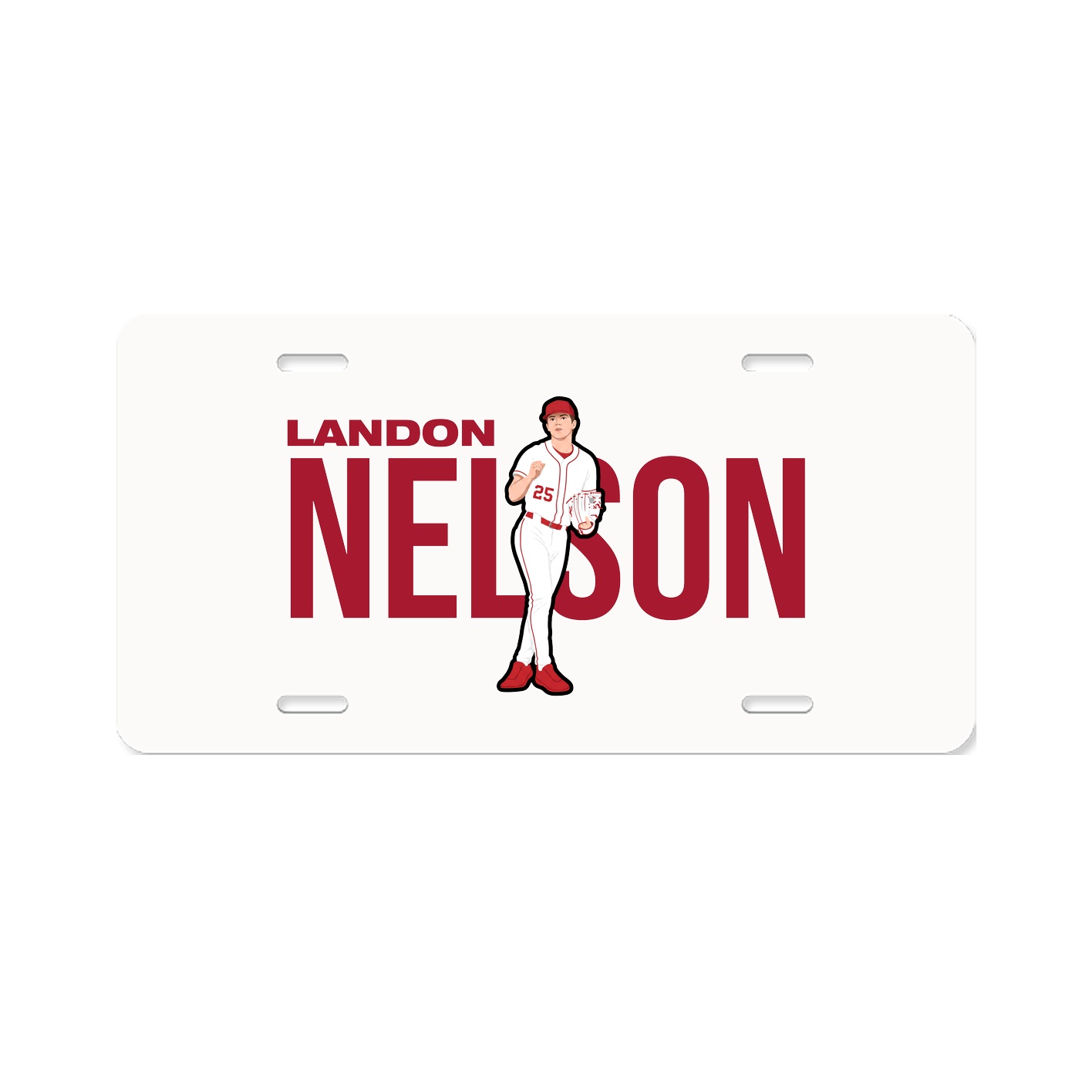 License Plate — Player Name in Classic
