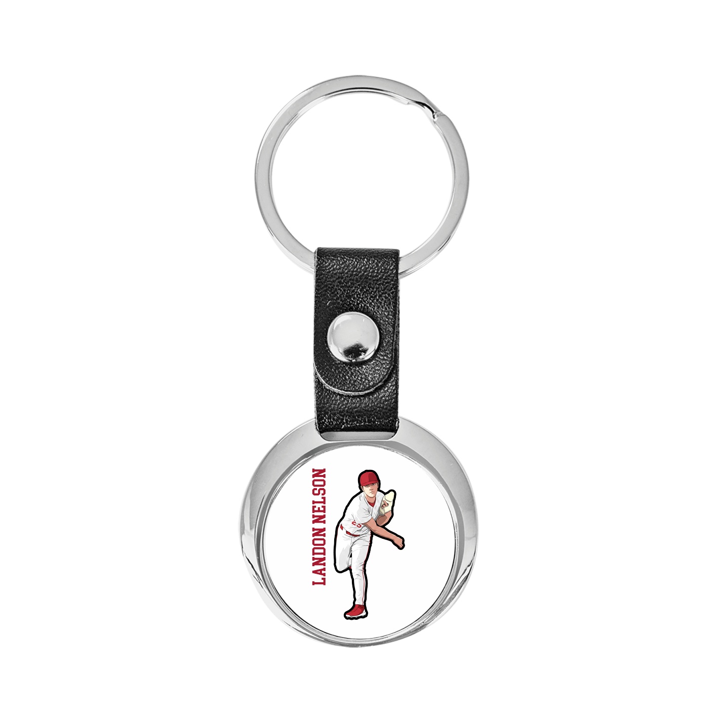 Key Chain — Name Vertical in Classic