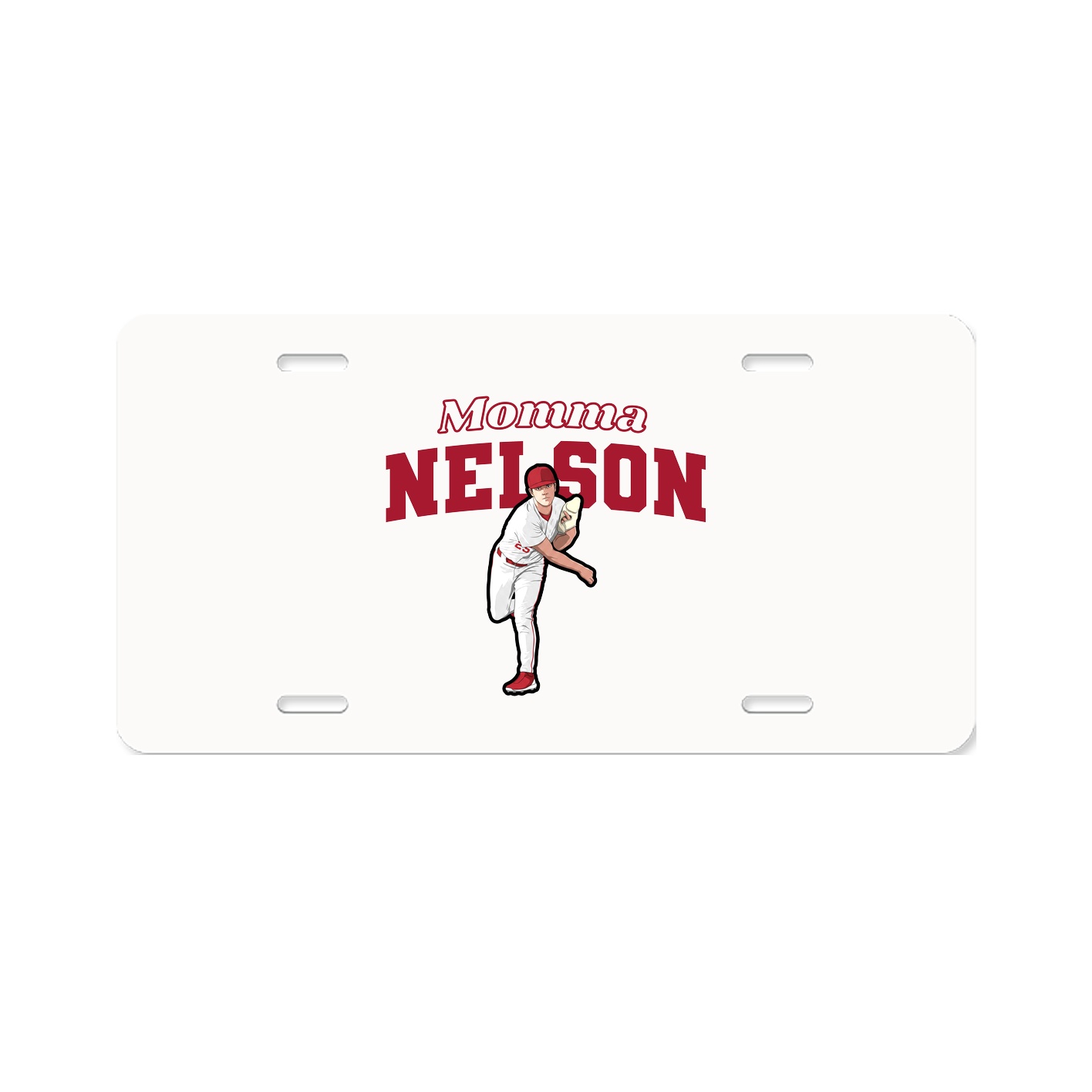 License Plate — Mothers Day Block in Classic