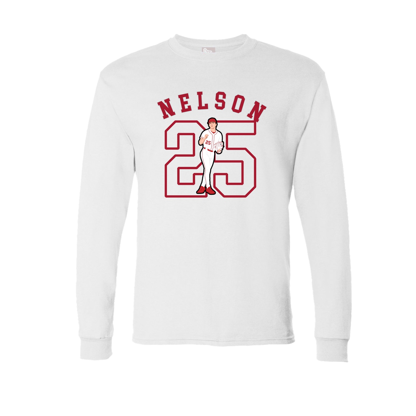 Long Sleeve Tee — Shirsey Arch in White