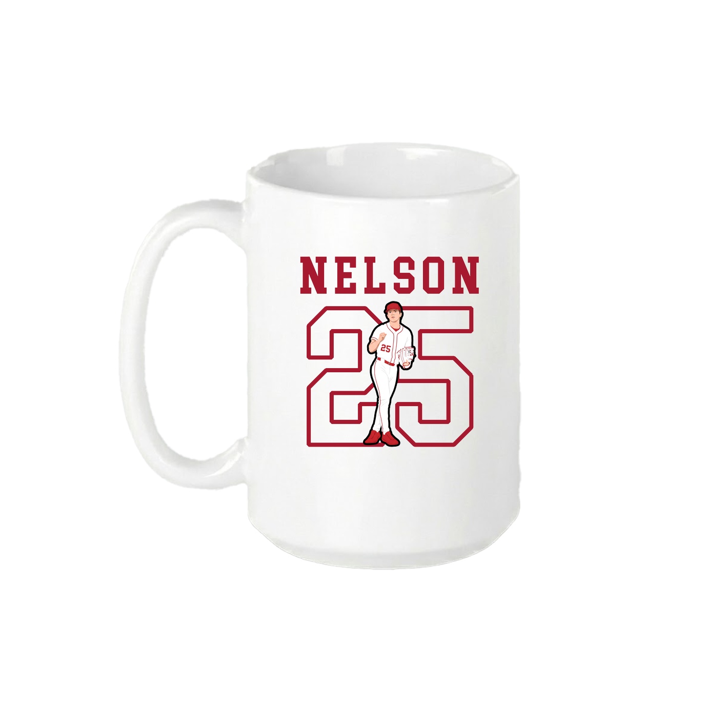 15oz Coffee Mug — Shirsey in White