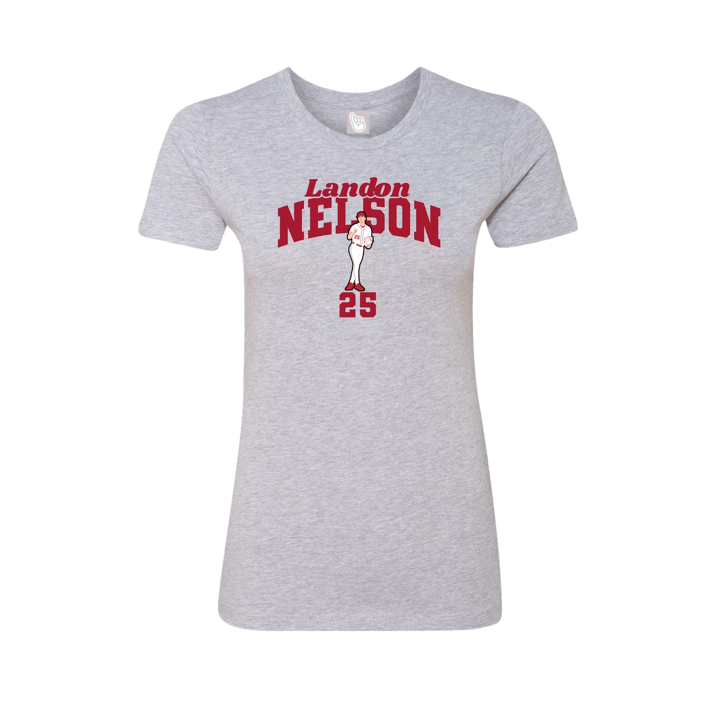 Womens Tee — Signature Arch in Grey