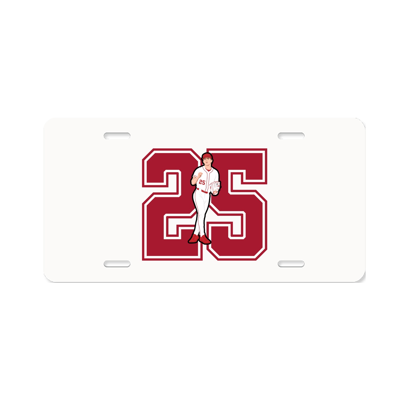 License Plate — Number in Classic