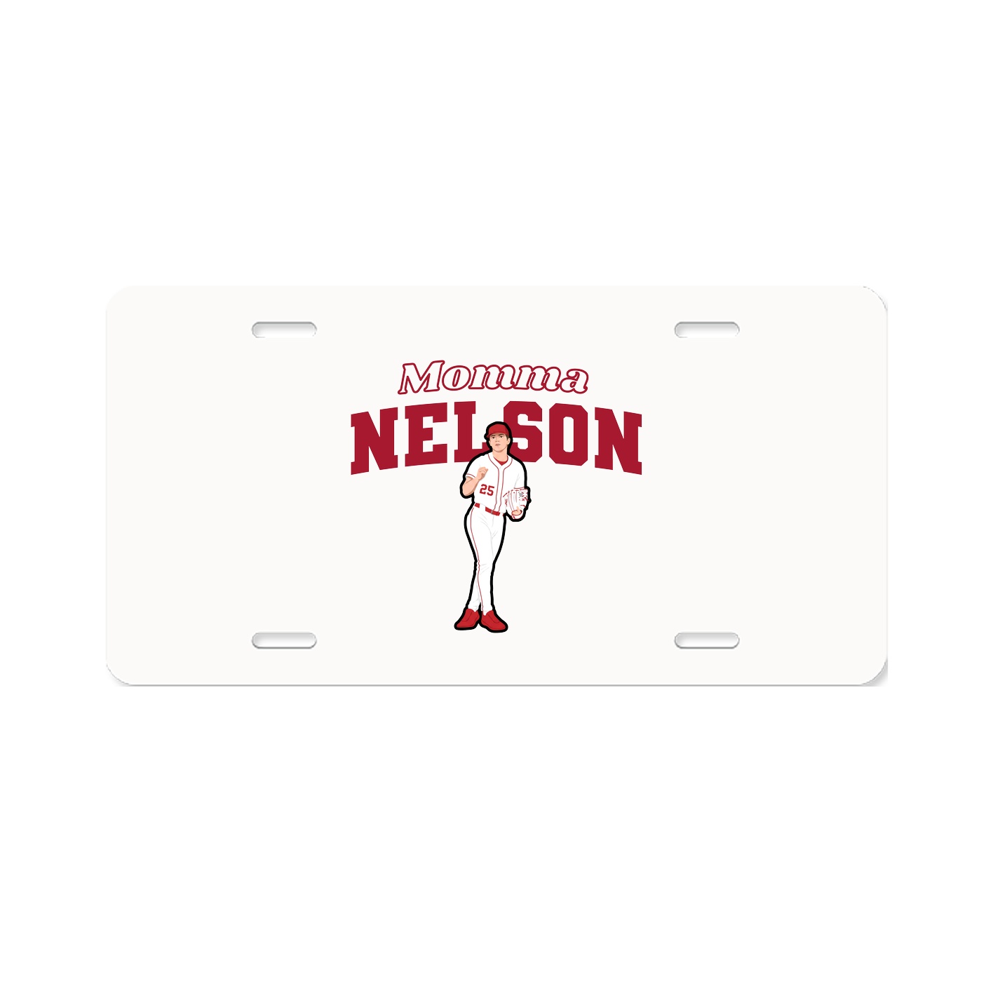 License Plate — Mothers Day Block in Classic
