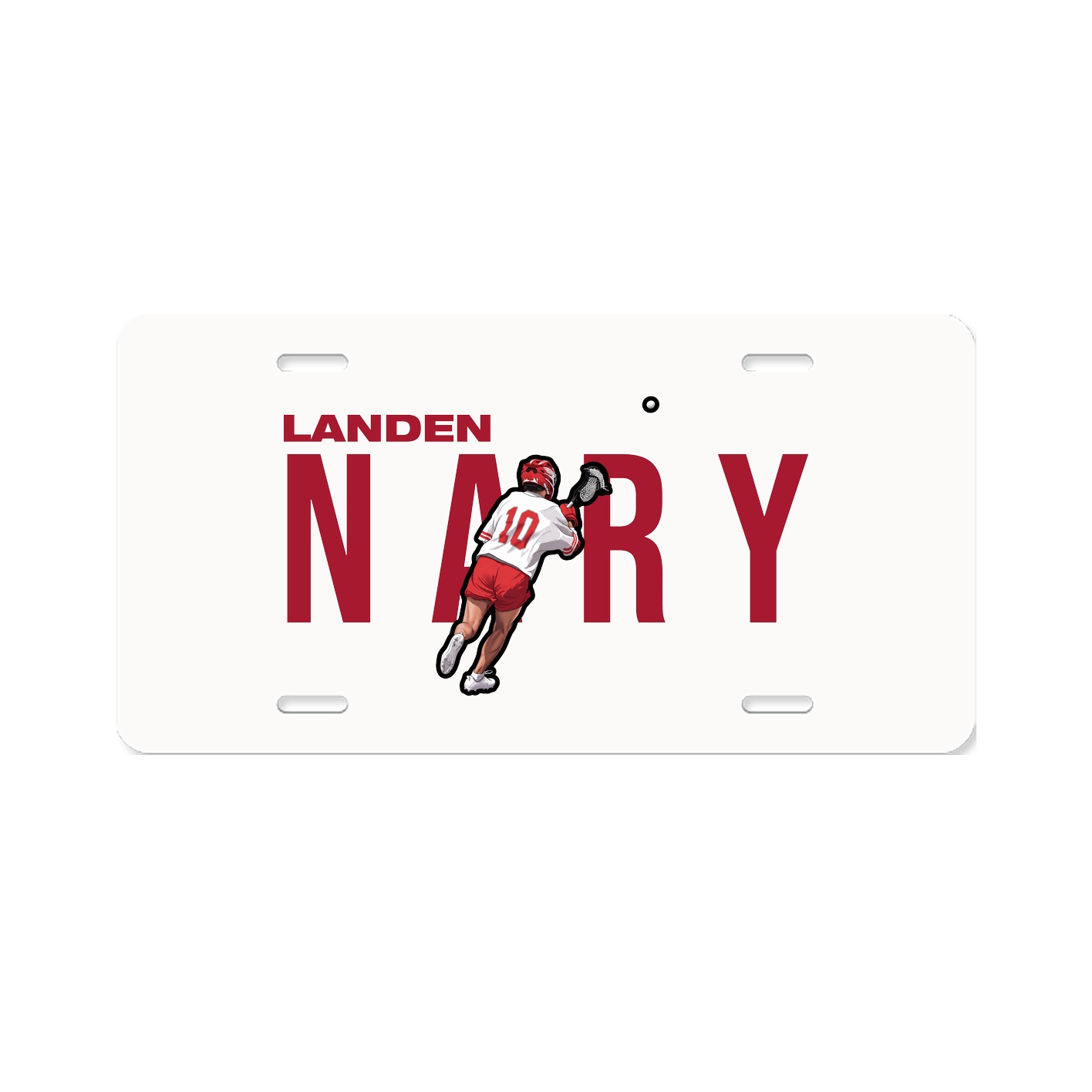 License Plate — Player Name in Classic