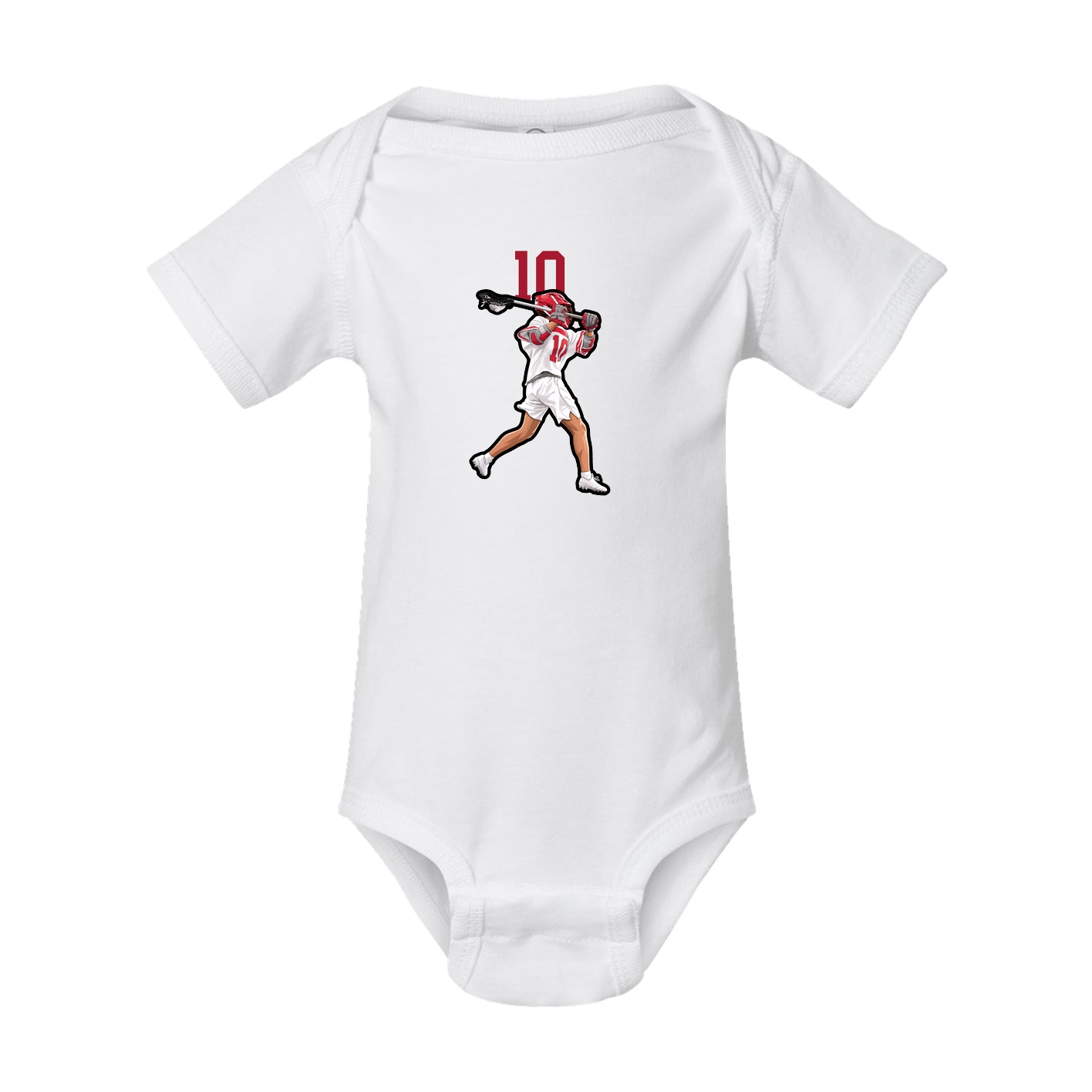 Baby Onesie — Number Top in White