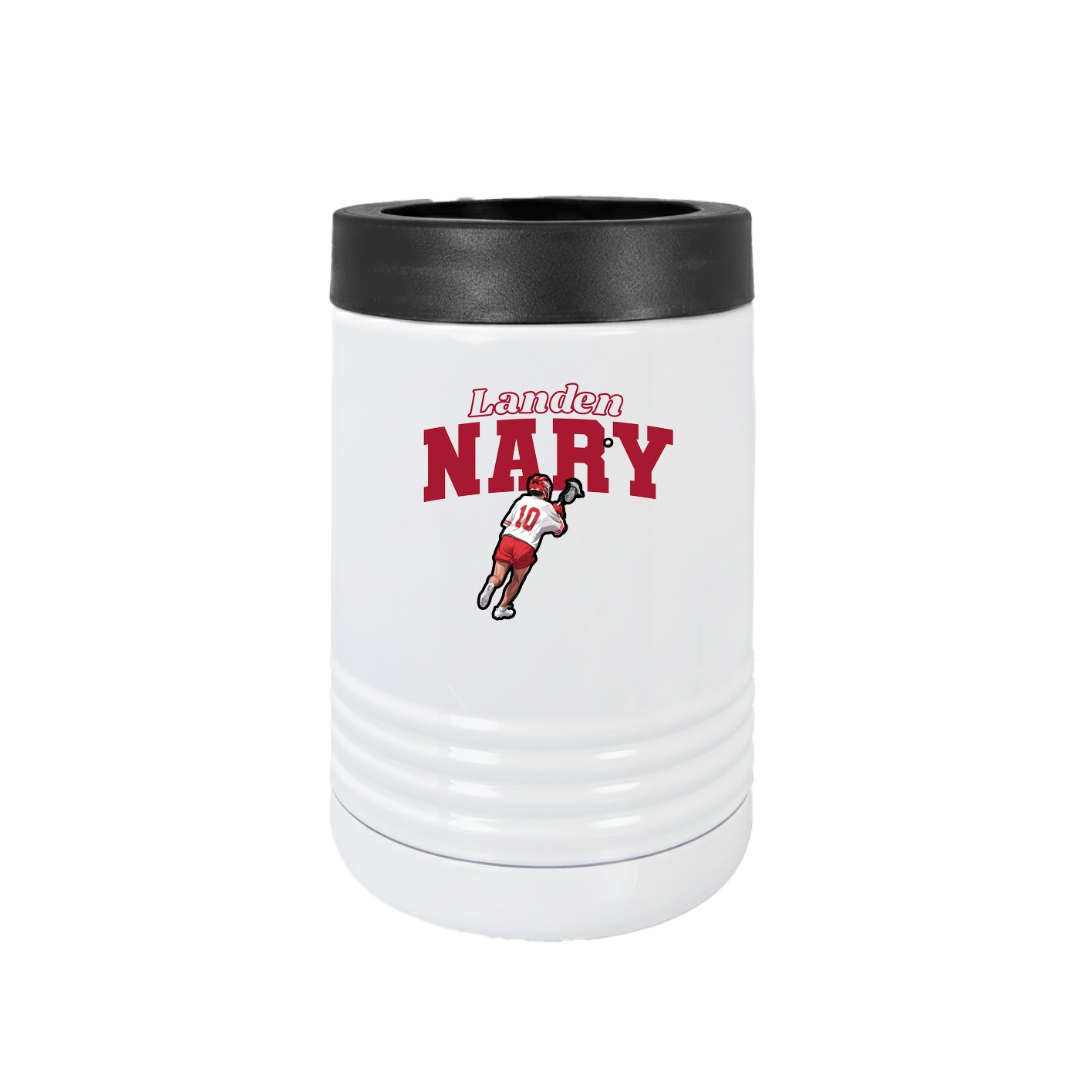 Beverage Holder — Name Arch in White
