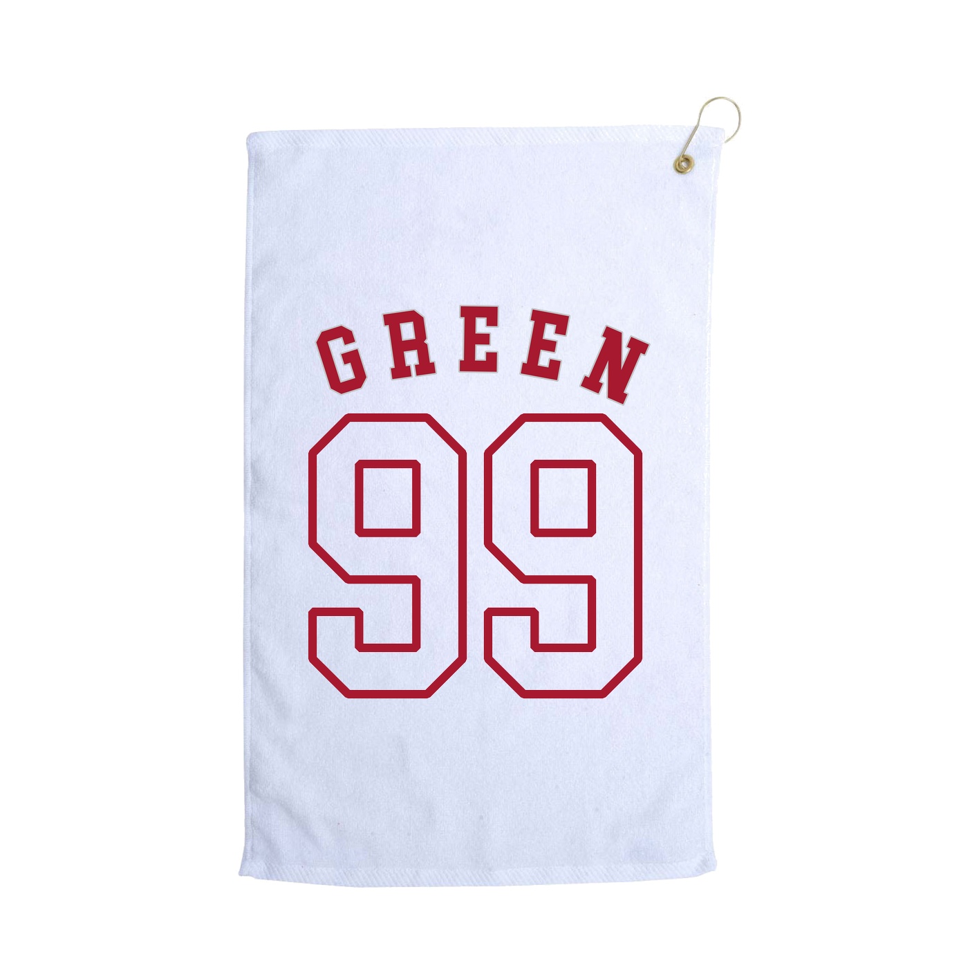 Golf Towel — Shirsey Arch in White