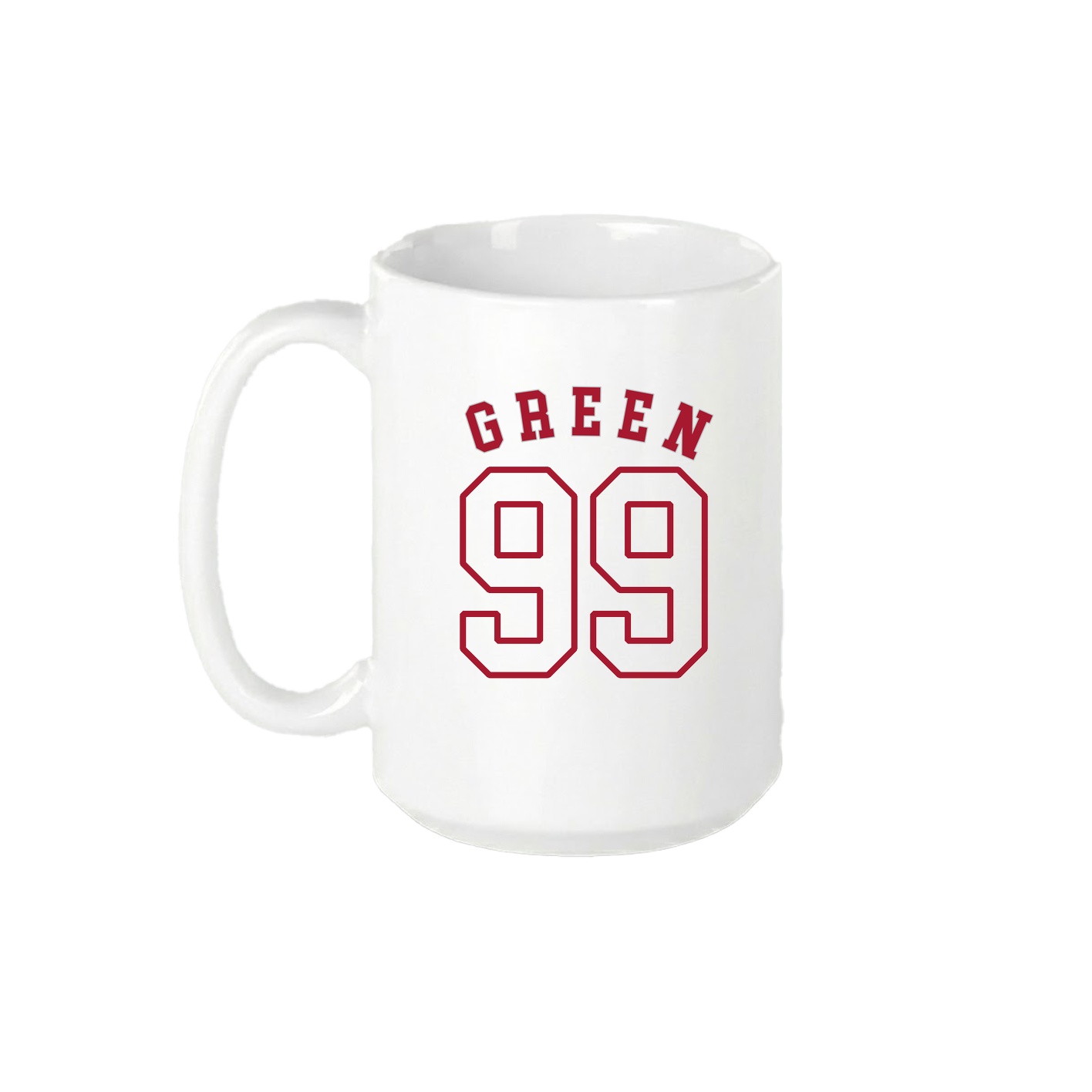 15oz Coffee Mug — Shirsey Arch in White