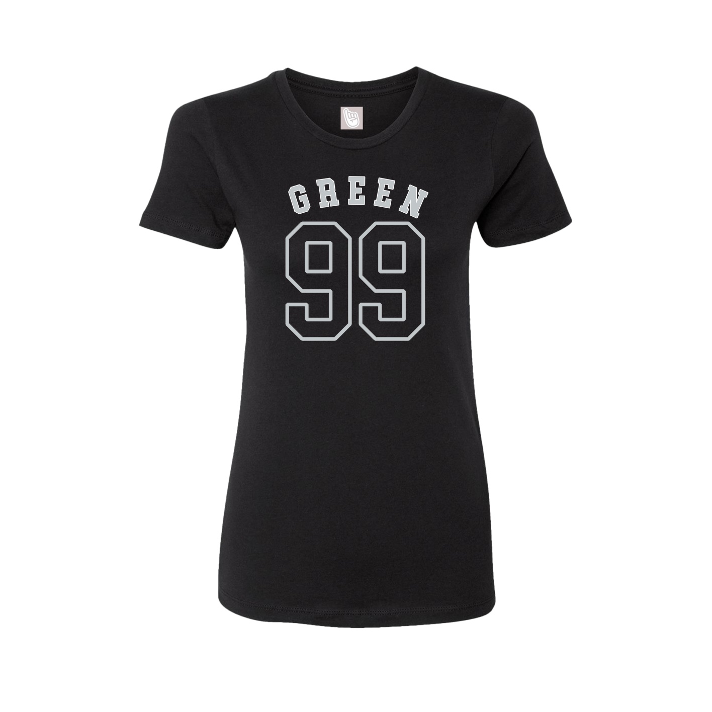 Fitted Women's Tee — Shirsey Arch in Black
