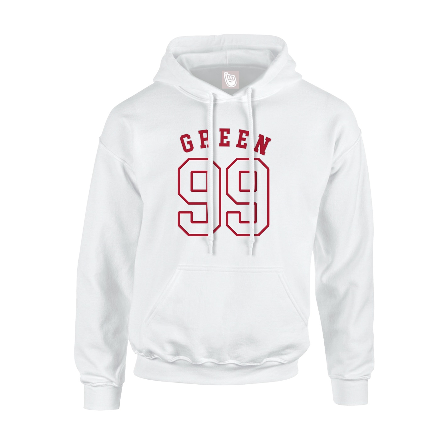 Youth Hoodie — Shirsey Arch in White