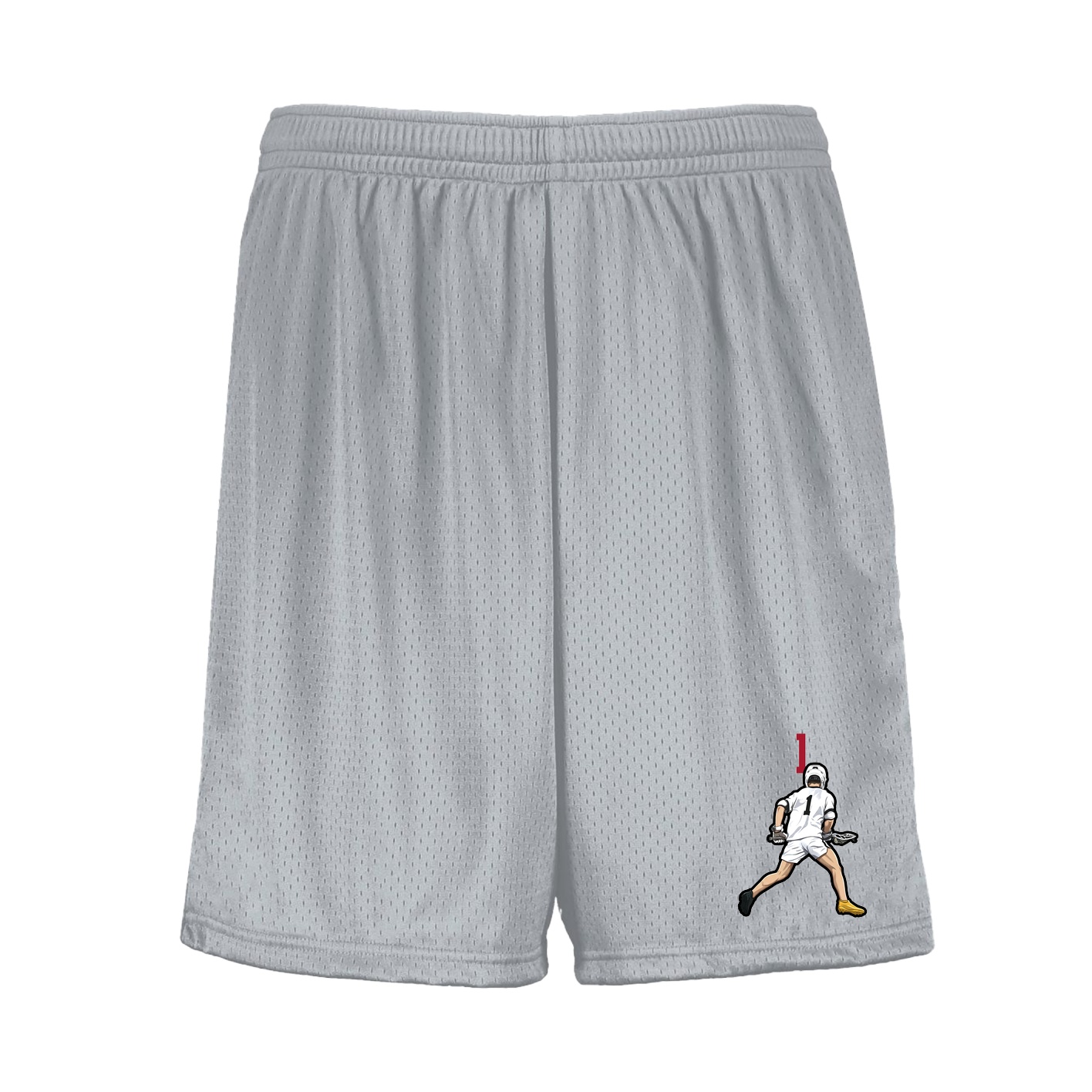 Shorts — Number Top in Silver