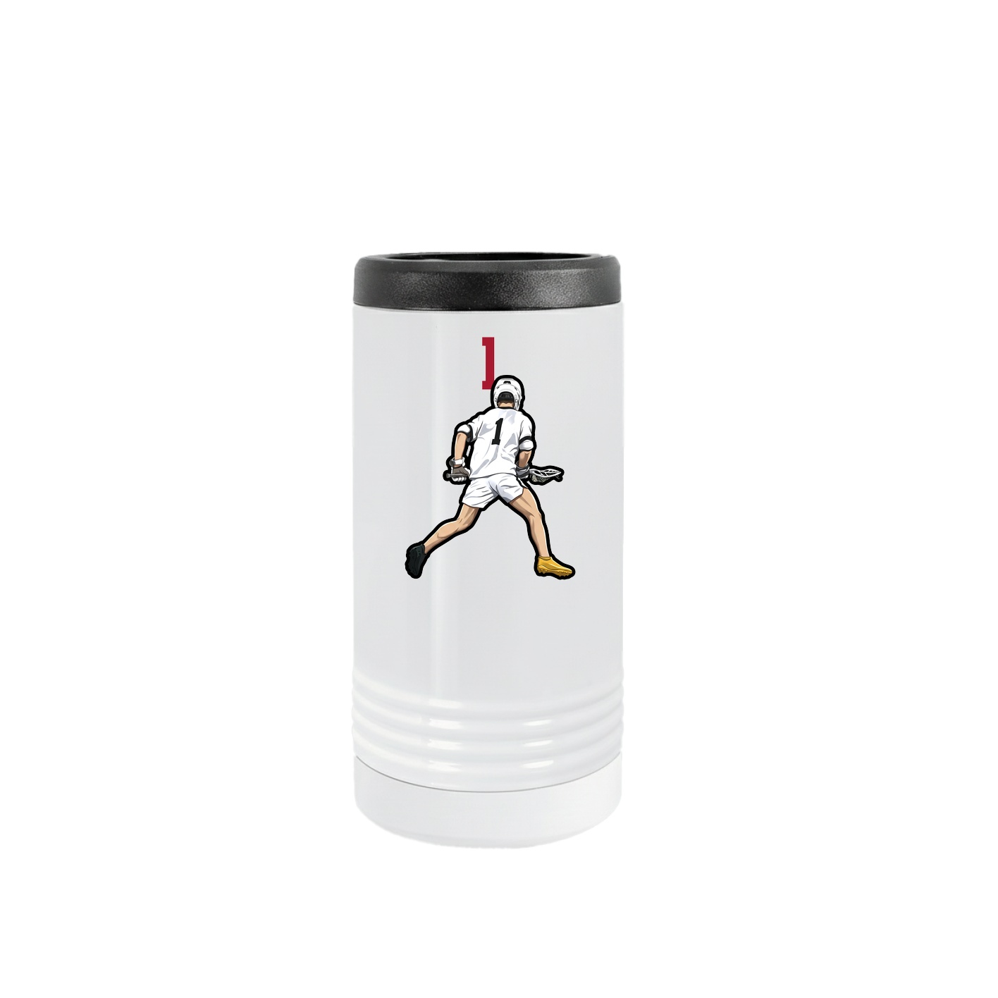 Slim Beverage Holder — Number Top in White