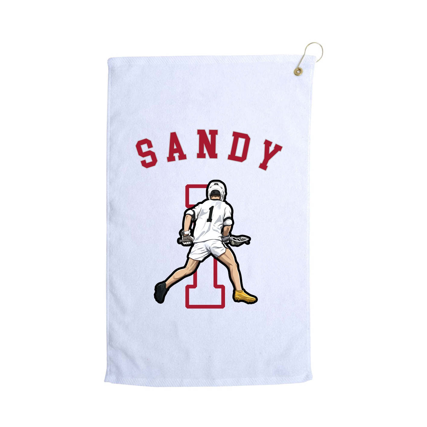 Golf Towel — Shirsey Arch in White