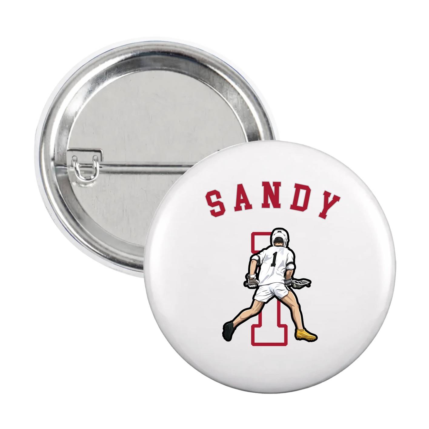 Game Day Button — Shirsey Arch in White