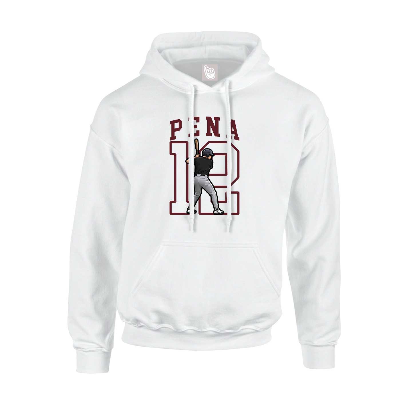 Hoodie — Shirsey in White