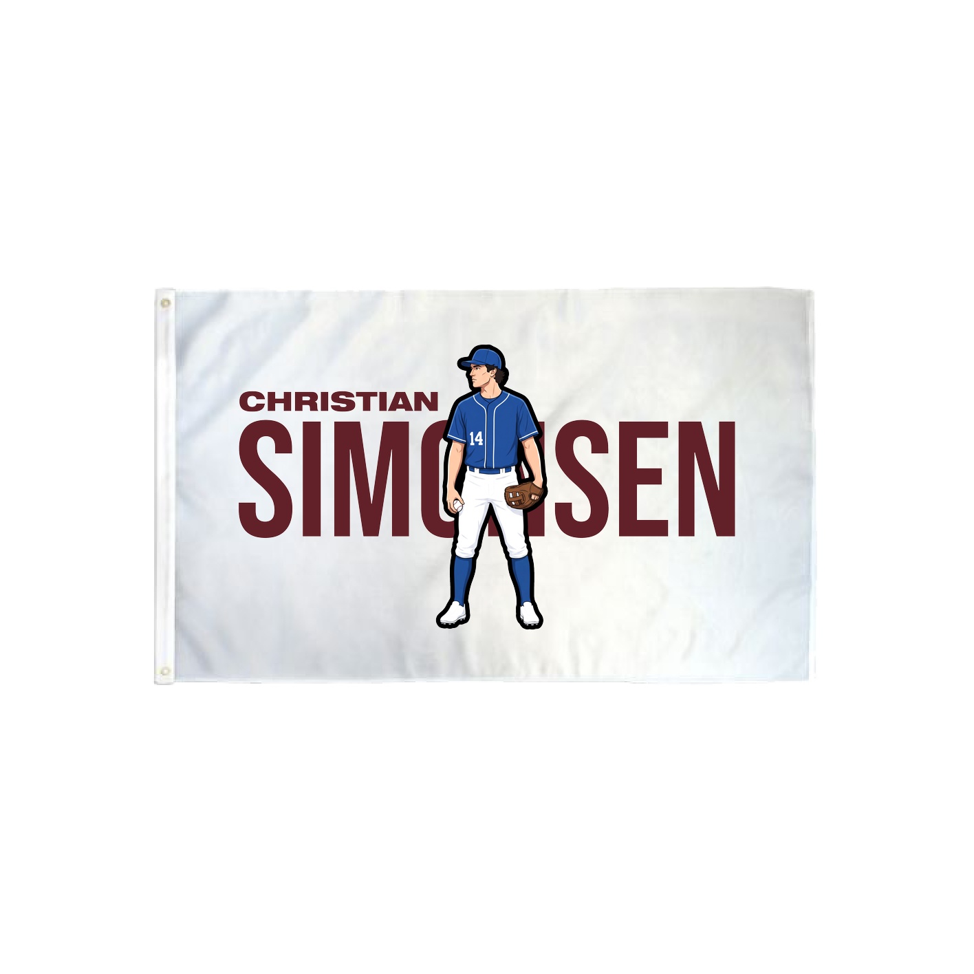 3x5 Flag — Player Name in Classic