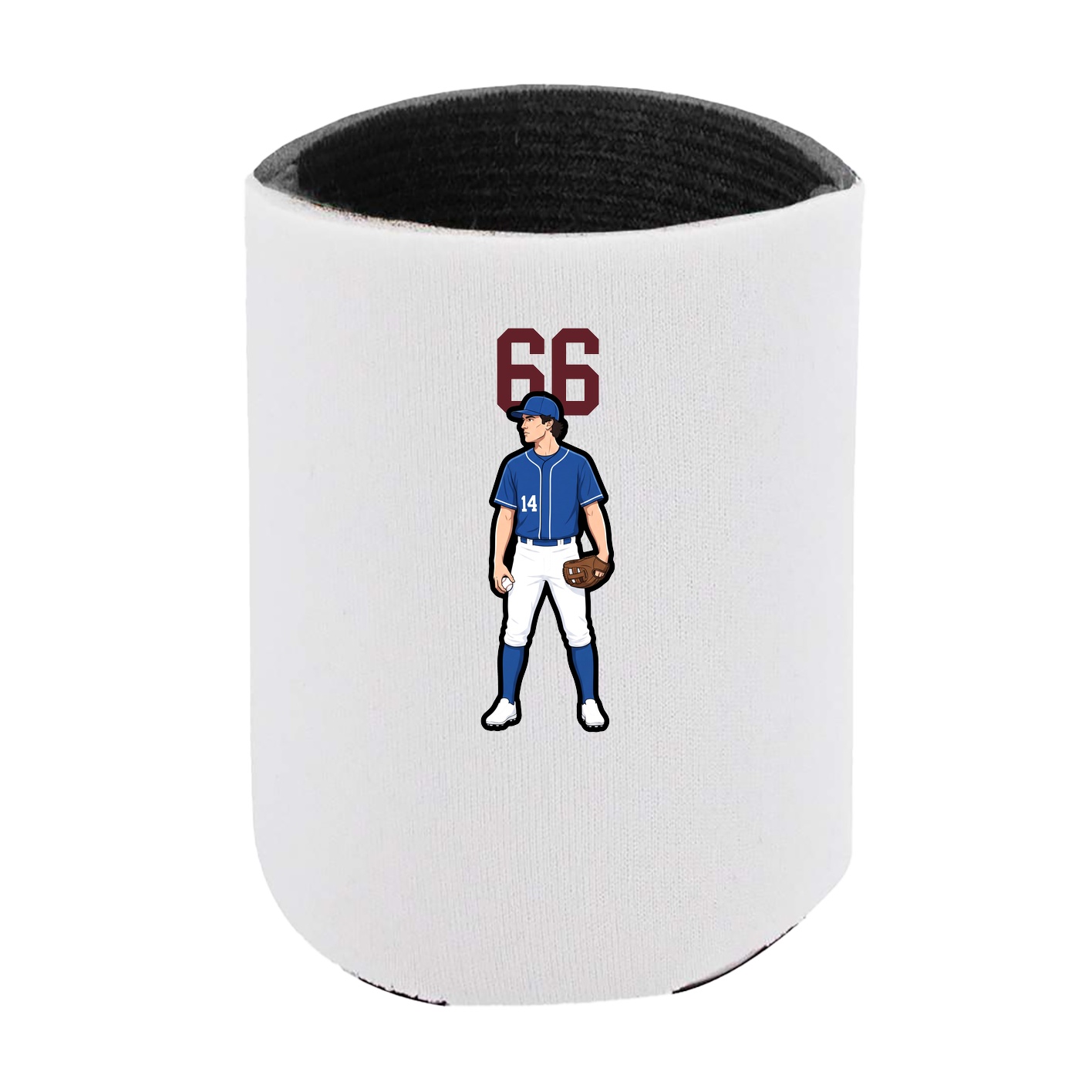 Can Holder — Number Top in White