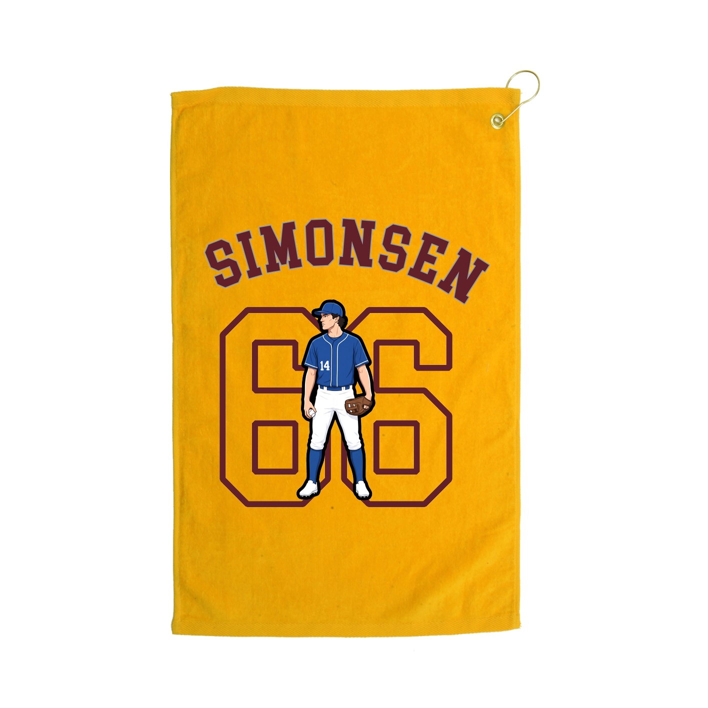 Golf Towel — Shirsey Arch in Gold