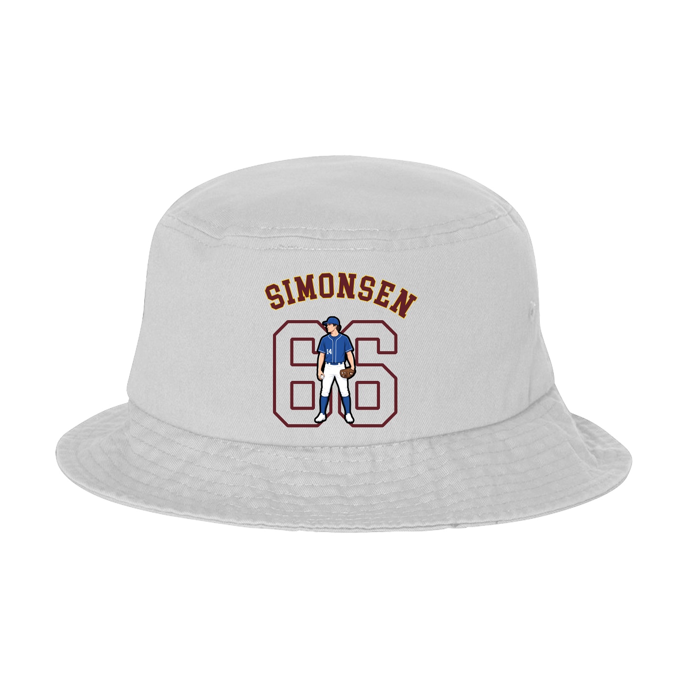 Bucket Cap — Shirsey Arch in White