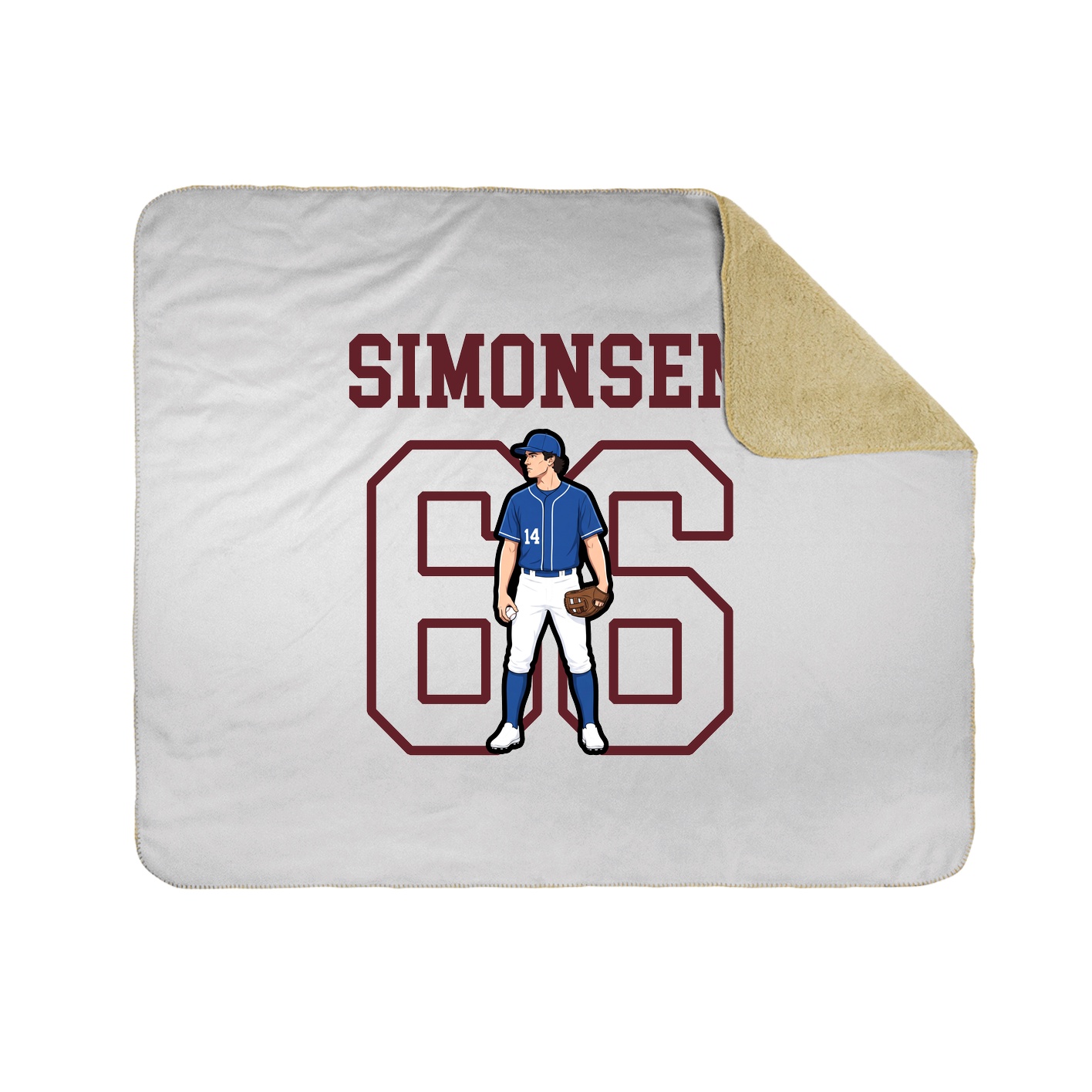 Throw Blanket — Shirsey in White