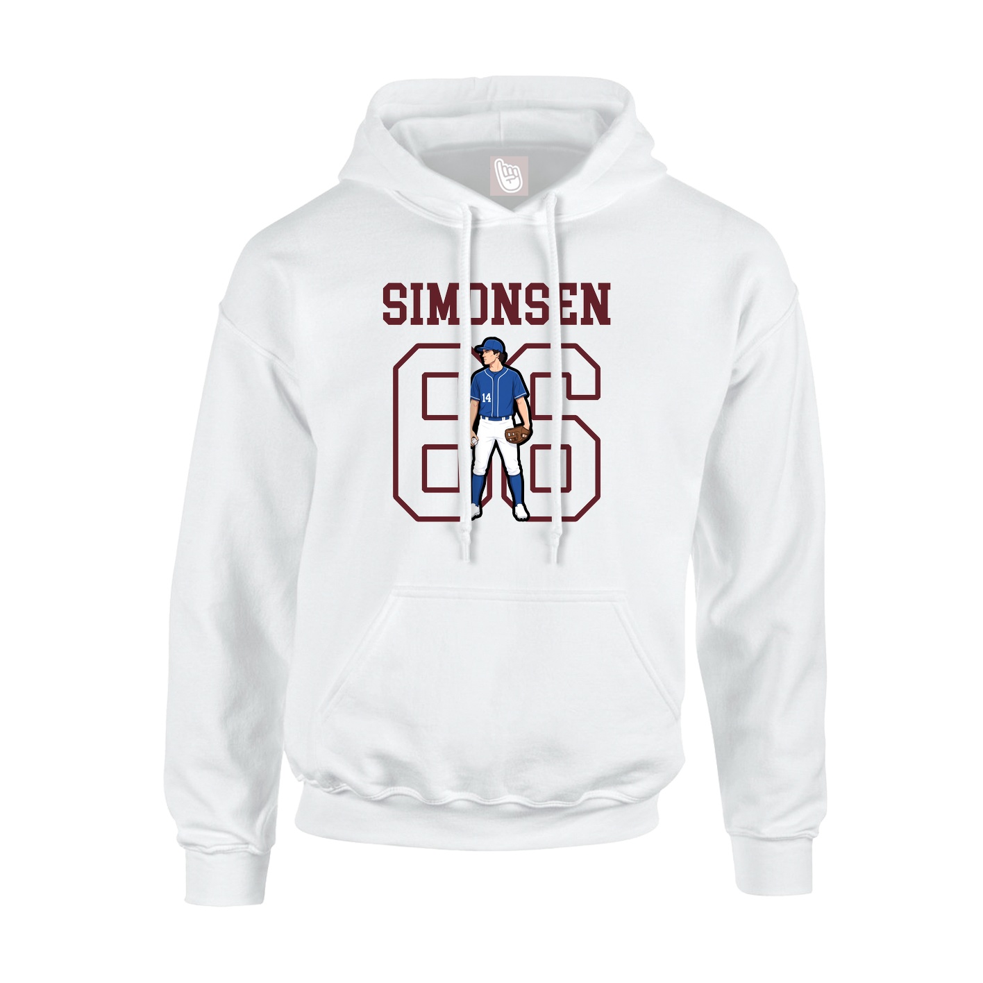Youth Hoodie — Shirsey in White
