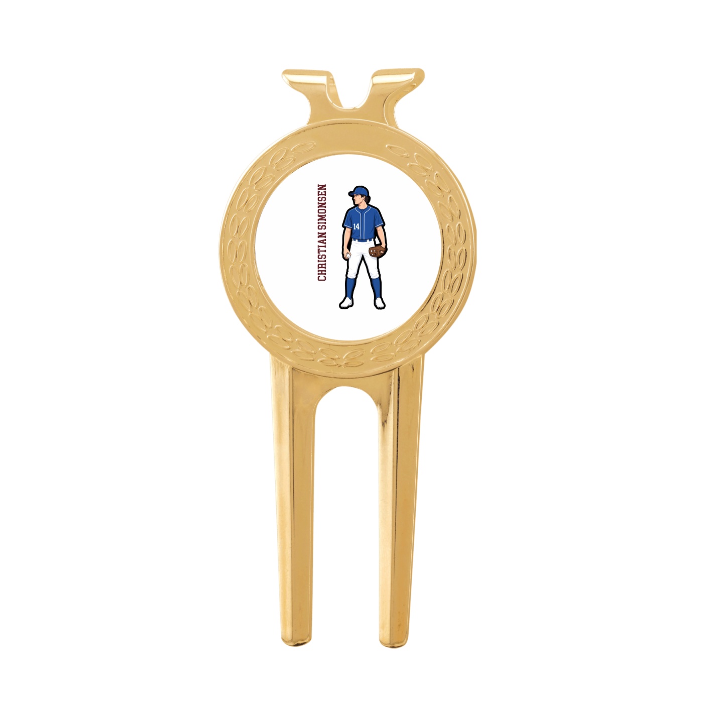 Divot Tool with Ball Marker — Name Vertical in Classic