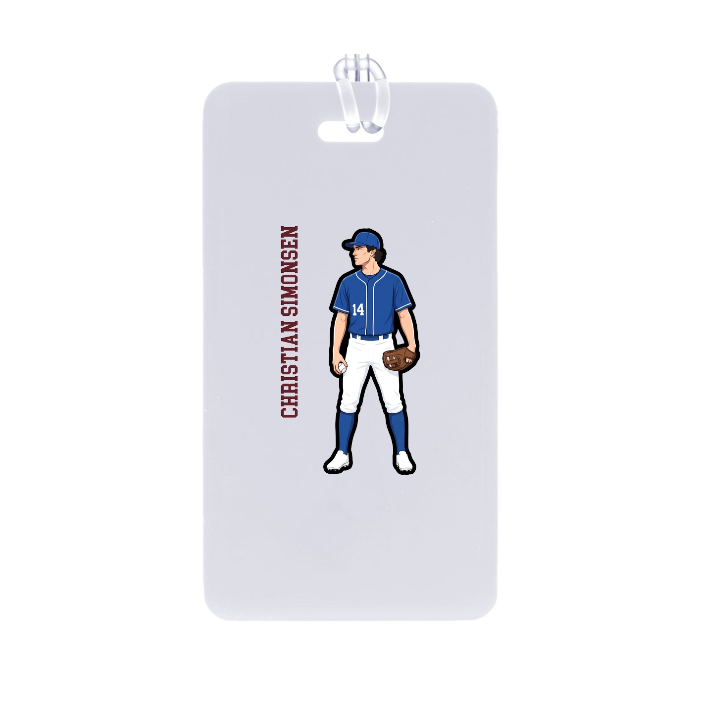 Bag Tag — Name Vertical in Classic