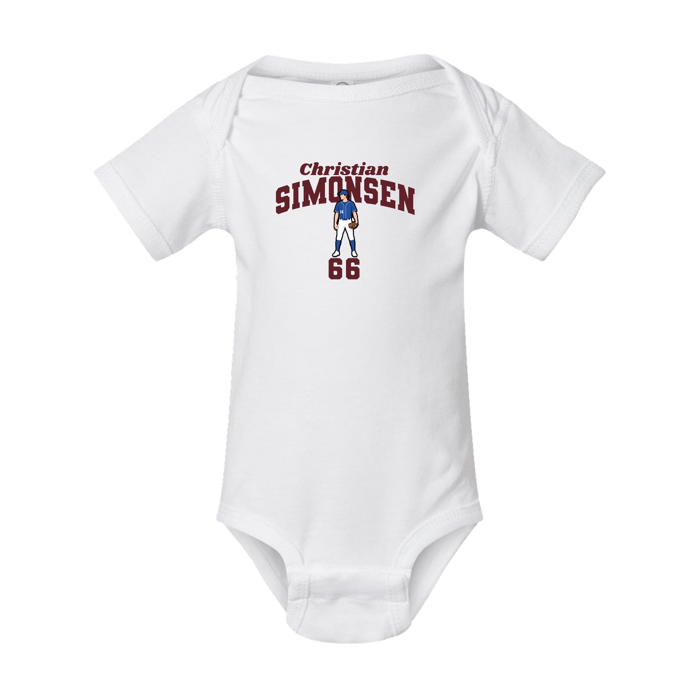Baby Onesie — Signature Arch in White